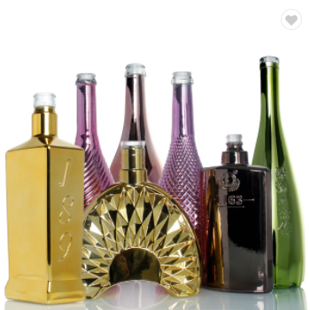 Electroplate Glass Bottle Manufacturer - china glass bottle factory,custom make glass bottle manuacturer,spirit bottle supplier
